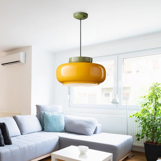 Maracana Keramik Glas Pendelleuchte Vintage Glas Macaron