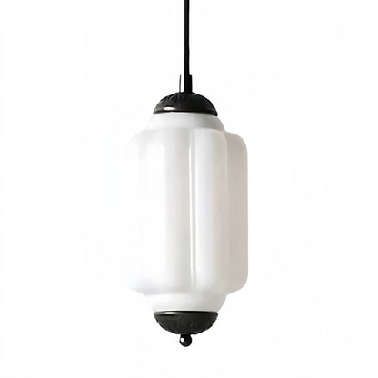 Eloise Petite Pendelleuchte - Vintage Milchglaslampe
