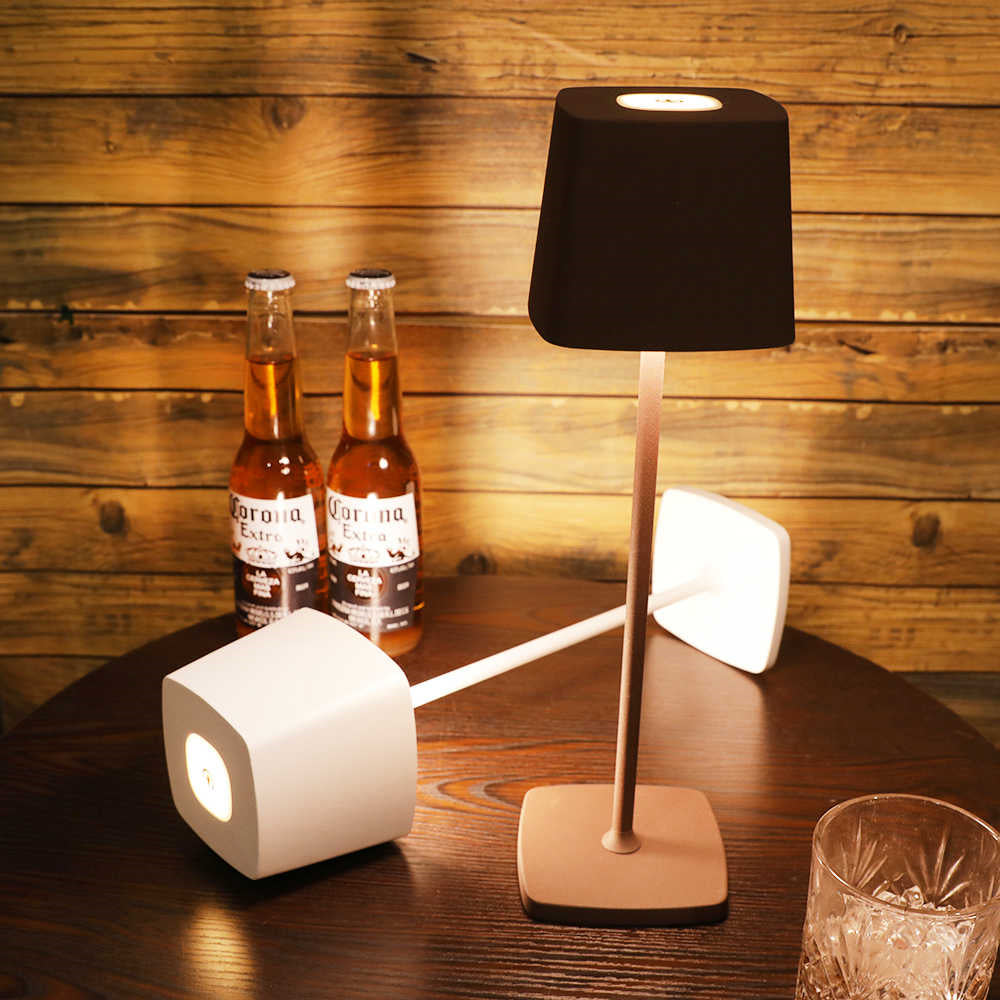 Scandinavian Cordless Touch Led Table Light For Restaurant