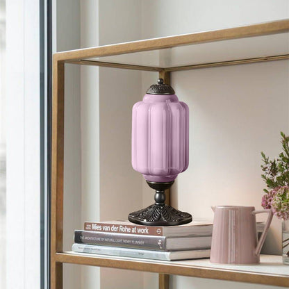 Eloise Tischlampe - Vintage Design Glas Tischlampe