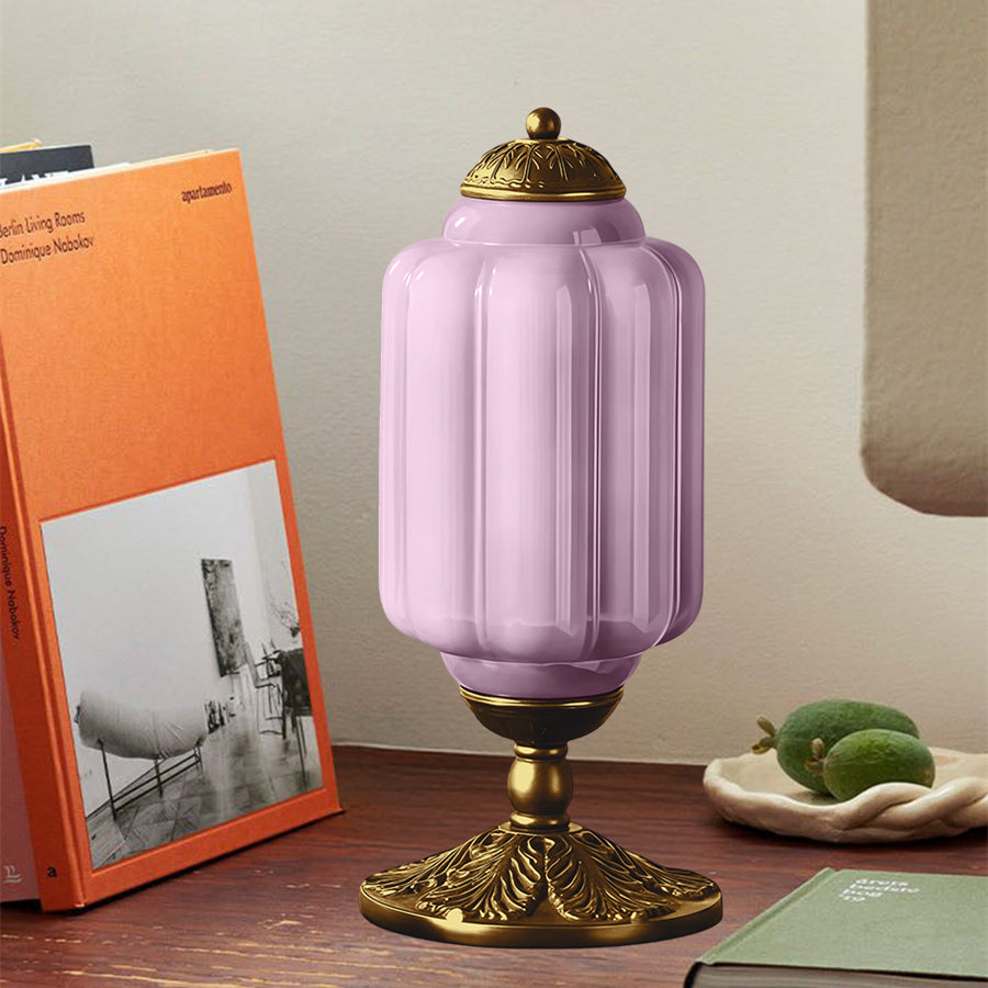 Eloise Tischlampe - Vintage Design Glas Tischlampe