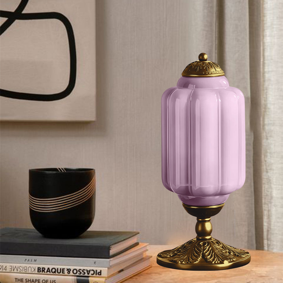 Eloise Tischlampe - Vintage Design Glas Tischlampe