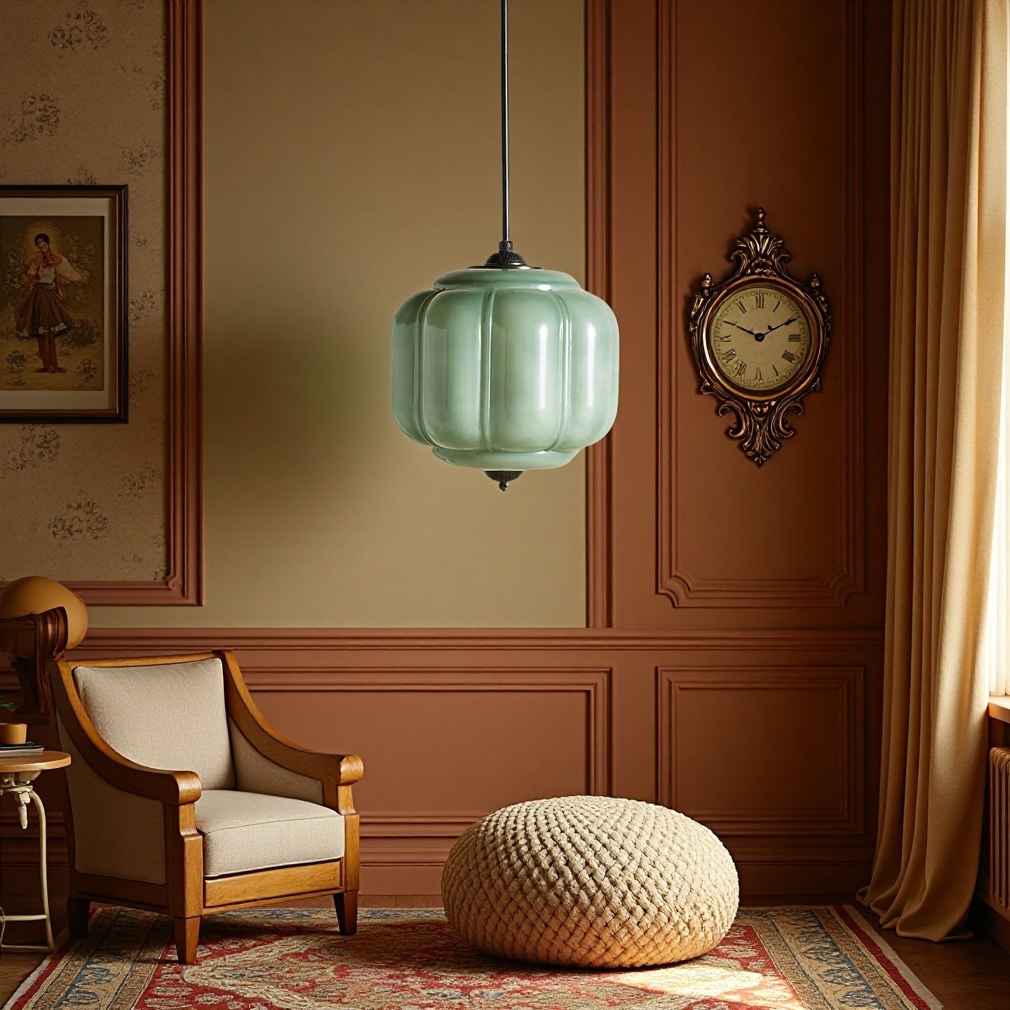 Eloise Glas Pendelleuchte - Vintage Pendelleuchte Esstisch