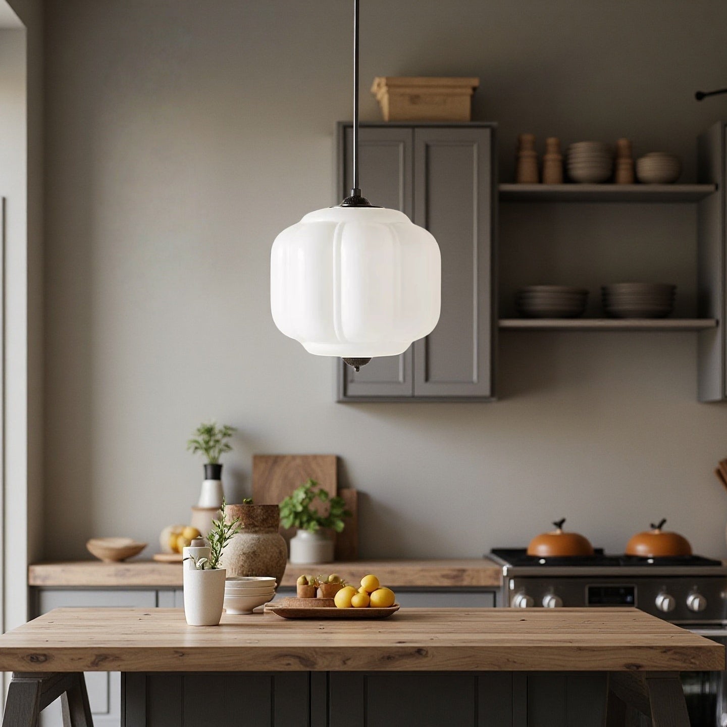 Eloise Glas Pendelleuchte - Vintage Pendelleuchte Esstisch