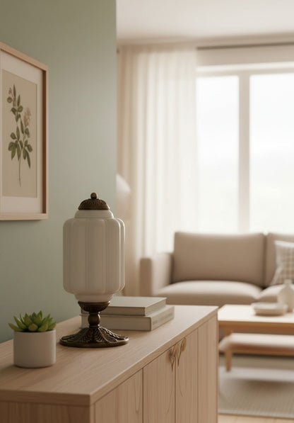 Eloise Table Lamp - Vintage Design Glass Table Lamp