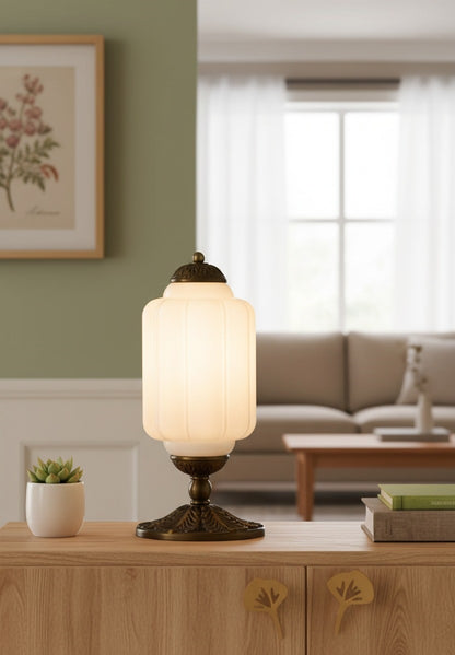 Eloise Table Lamp - Vintage Design Glass Table Lamp