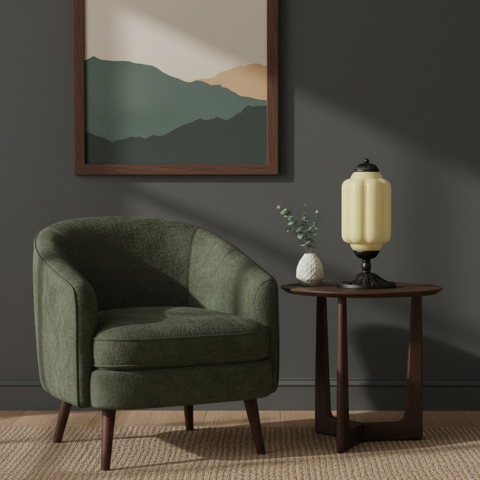 Eloise Table Lamp - Vintage Design Glass Table Lamp