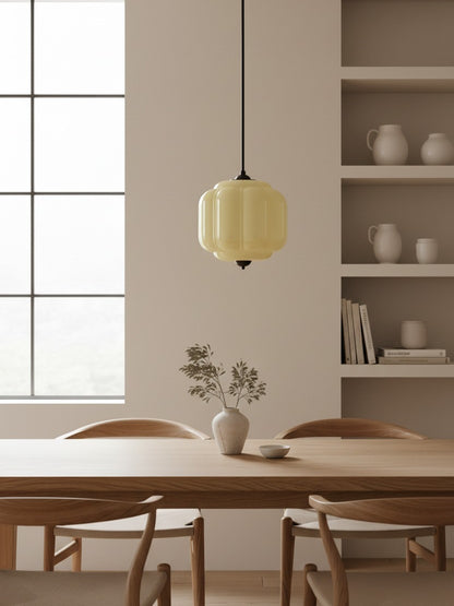 Eloise Glass Pendant Light - Vintage Pendant Light Dining Table
