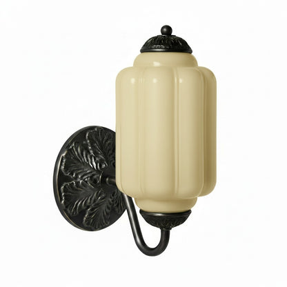 Eloise Glass Sconce - Vintage Milk Glass Wall Lamp