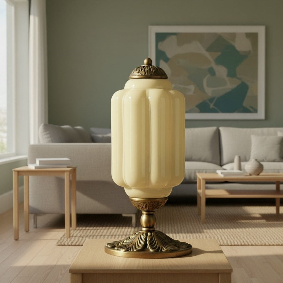 Eloise Table Lamp - Vintage Design Glass Table Lamp